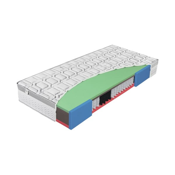 Keskmise kõvadusega vedrumadrats 140x200 cm Greengel Senior - Materasso-image-1