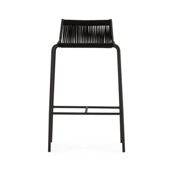 Must metallist baaritool (istme kõrgus 65 cm) Emily - Marckeric-image-2