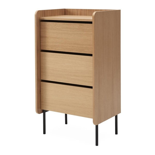 Kõrge tammedekooriga kummut 60x108,5 cm Wrap - Bonami Selection-image-2