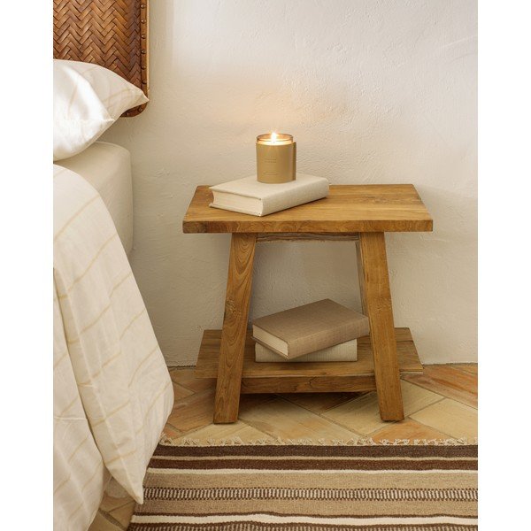 Teakist jalatool Safara - Kave Home-image-1