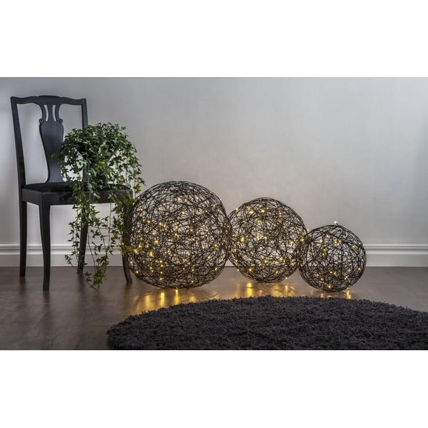 LED välitingimustes kasutatav valgustus roostevabast terasest Tume , ø 37,5 cm Trassel - Star Trading-image-1