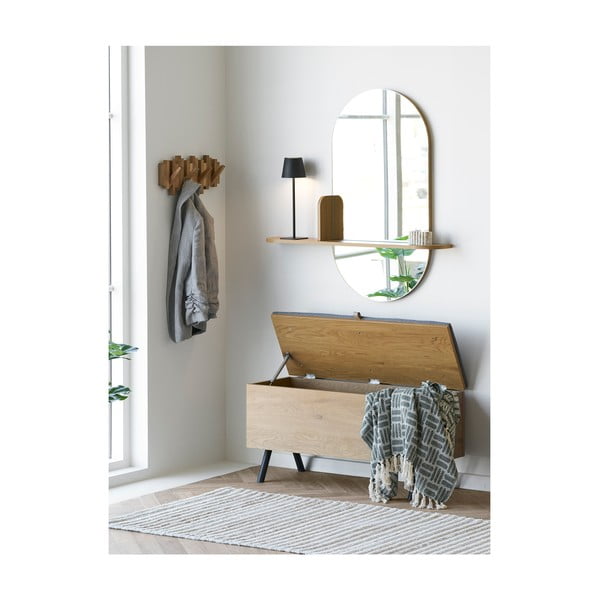 Tammepuidu imitatsiooniga kirst 92x48x33 cm Barco – House Nordic-image-1