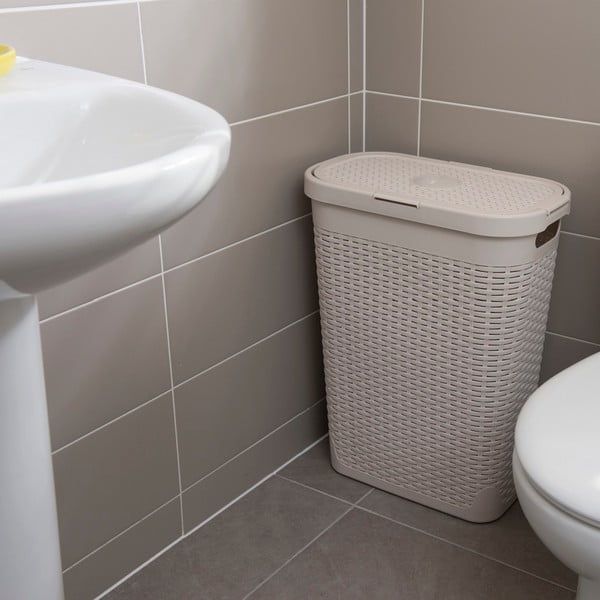 Beež kaliko pesukorv, 40 l - Addis-image-1