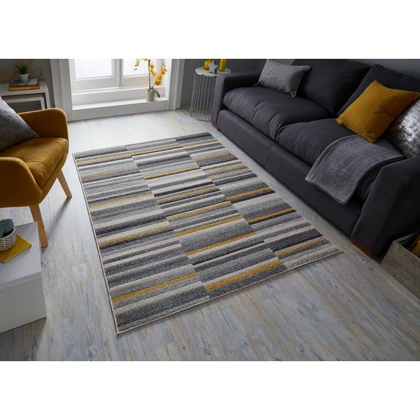 Hall ja kollane vaip Urban Lines, 100 x 150 cm - Flair Rugs-image-4
