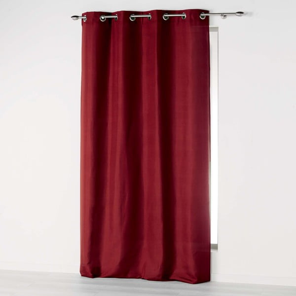 Bordoopunane mikrokiududest kardin 140x260 cm Absolu - douceur d'intérieur