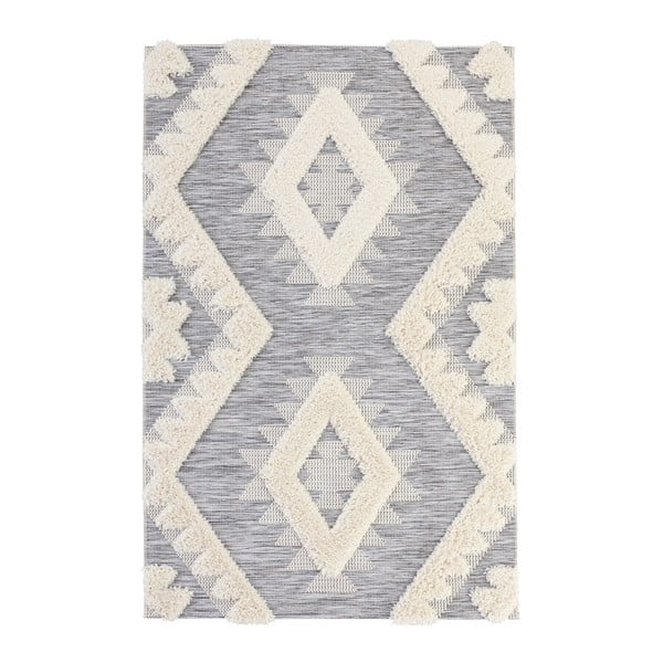 Šedý koberec Mint Rugs Handira Indian, 150 x 77 cm