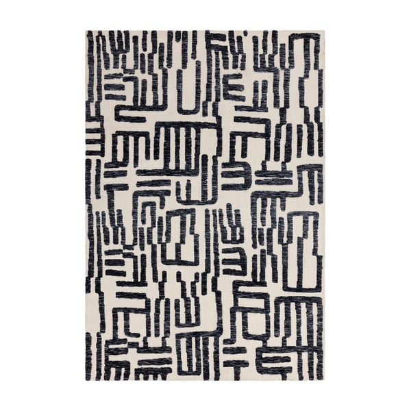 Must-valge vaip 120x170 cm Mason - Asiatic Carpets