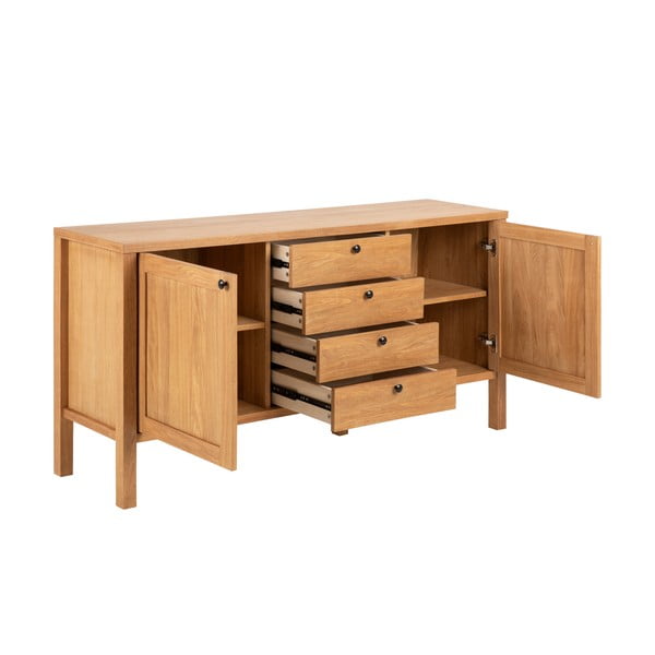 Madal kapp tammepuust 160x82 cm Brentwood - Actona-image-2