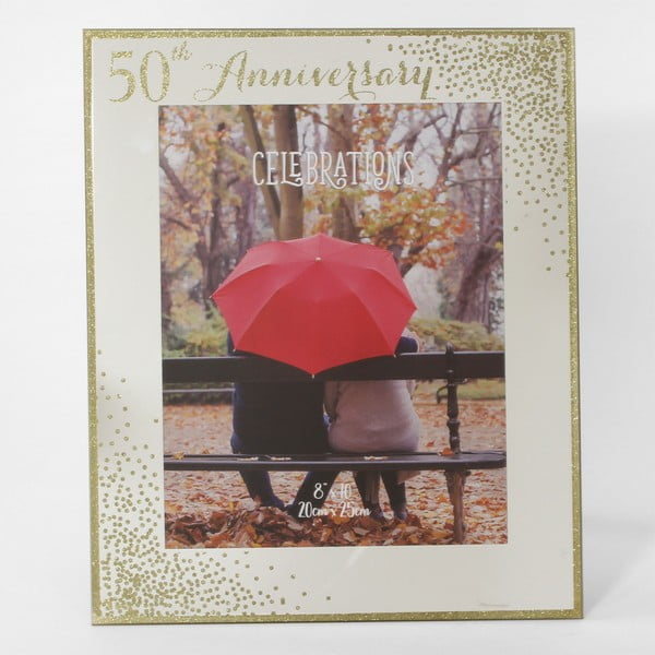 Rámeček na fotografii k 50. výročí Celebrations Anniversary, pro fotografii 20 x 25 cm