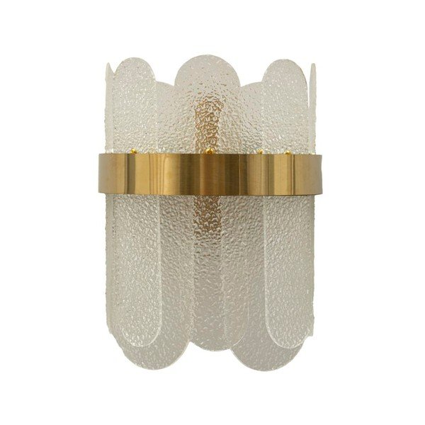 Kuldne klaasist seinalamp Gris - Mauro Ferretti