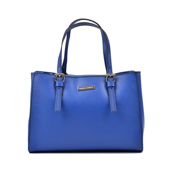 Modrá kožená kabelka Isabella Rhea Lilly