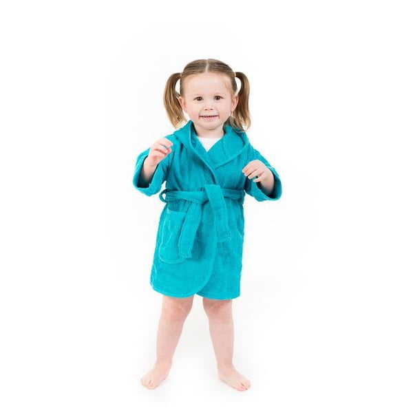 Sinine puuvillane beebi hommikumantel suurus 1-2 aastat - Tiseco Home Studio-image-2