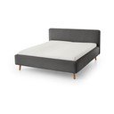 Antratsiitne polsterdatud kaheinimesevoodi ilma voodipõhjata 160x200 cm Mattis – Meise Möbel