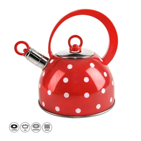 Punane veekeetja 1,8 l Karin – Orion-image-1