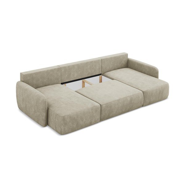 Beež panipaigaga šenillist nurgadiivanvoodi (U-kujuline) Lilo - Makamii-image-3