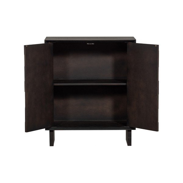 Tumepruun mangopuidust kapp 80x95 cm Til - Basiclabel-image-4