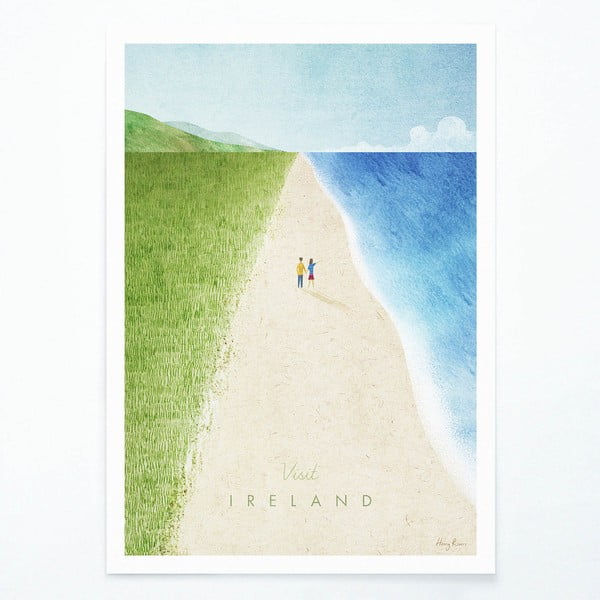 Plakat , 30 x 40 cm Ireland - Travelposter
