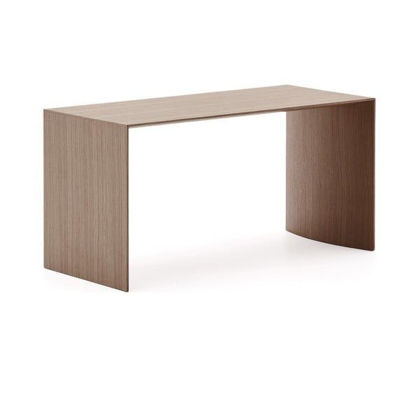 Pähklipuidu spoonist diivanilaud 45x90 cm Litto - Kave Home