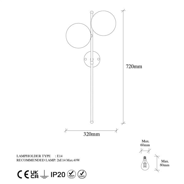 Kuldne seinavalgusti Fazli - Opviq lights-image-4