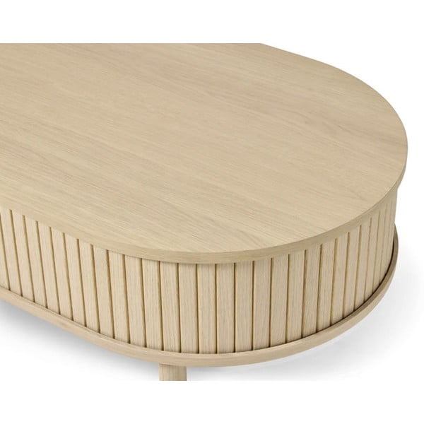 Tammespoonist diivanilaud 60x120 cm Meta - Unique Furniture-image-3