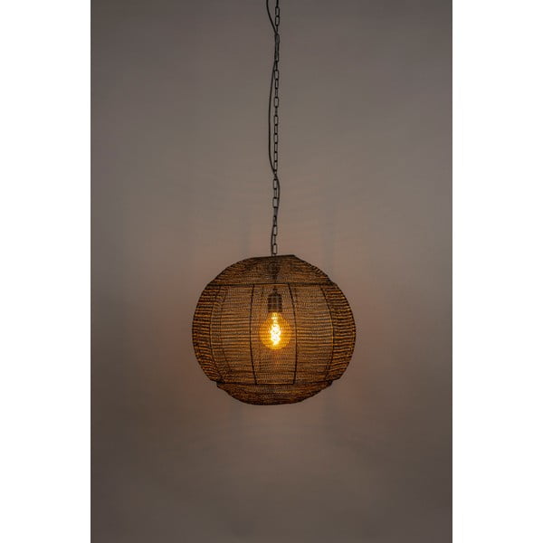 Must rippvalgusti ø 50 cm Meezan - Dutchbone-image-1