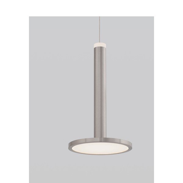 Metallist LED-ripplamp matt hõbedases värvitoonis, ø 15 cm Palencia - Nova Luce-image-1