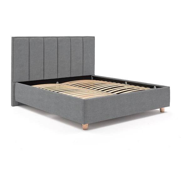 Sinihall kaheinimese voodi koos võrega ja panipaigaga , 180 x 200 cm Wega - ProSpánek-image-2