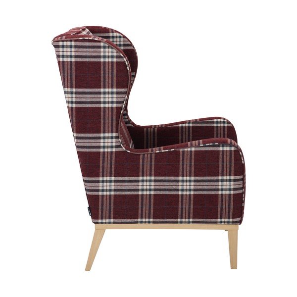 Punane ruuduline tugitool Angelo - Max Winzer-image-3