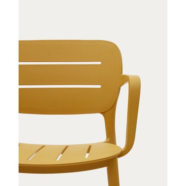 Kollane plastikust aiatool Morella - Kave Home-image-3