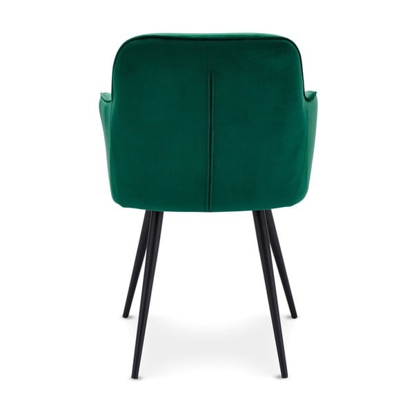 Rohelised sametised söögitoolid 2tk komplektis Nadja - Furnhouse-image-2