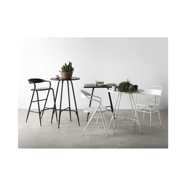 Valge metallist tugitool Puro Industrial Style - Geese-image-1