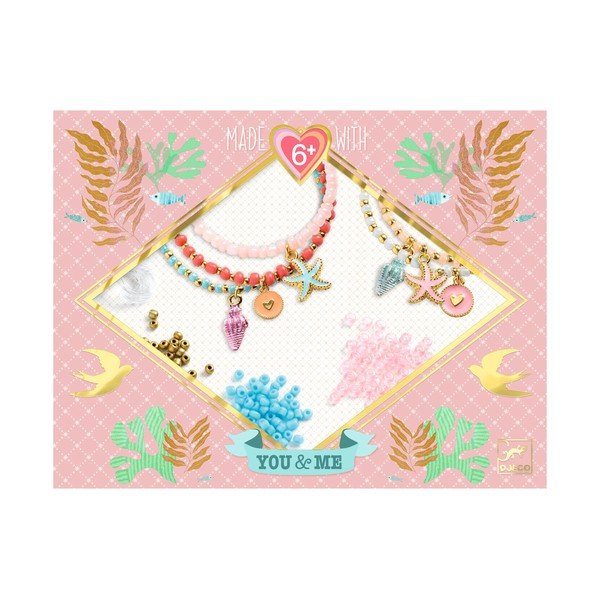 Ehete valmistamise komplekt Friendship Bracelets Sea Treasures – Djeco-image-1