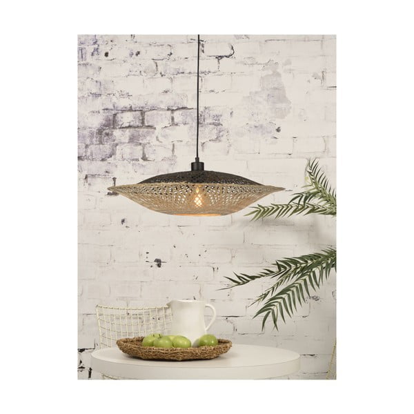 Bambusest riputatav valgusti , ⌀ 60 cm Kalimantan - Good&Mojo-image-3