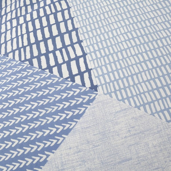 Sinine voodipesu 200x200 cm Larsson Geo - Catherine Lansfield-image-4