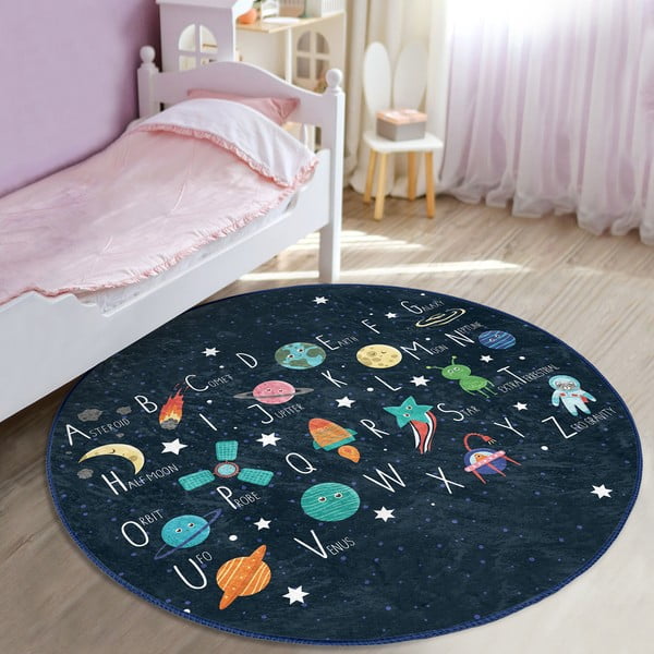 Tumesinine laste vaip ø 100 cm Comfort - Mila Home-image-4