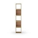 Tellisevärvi-tammedekooriga raamaturiiul 32x167 cm Lofty - Marckeric