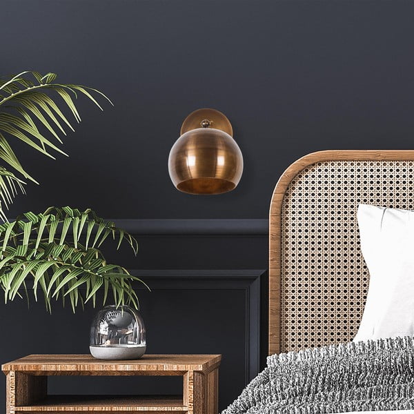 Pronksivärvi seinavalgusti ø 15 cm Sivani - Opviq lights-image-3