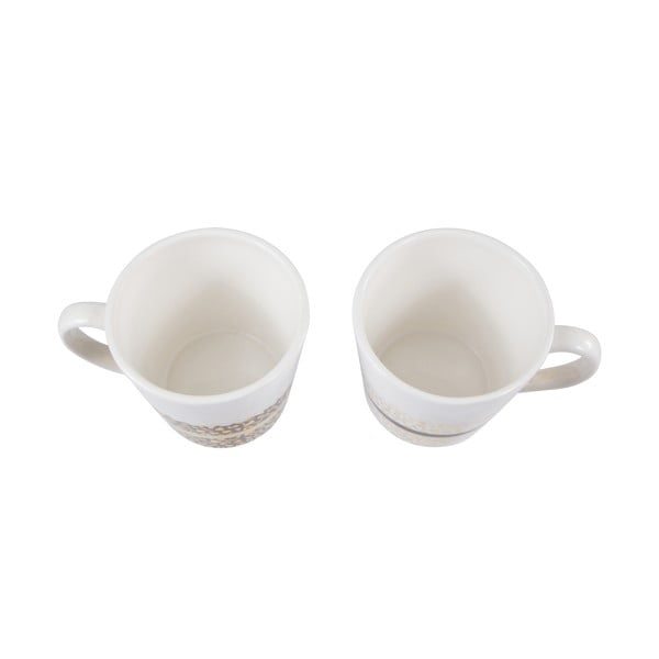 Valge-kuldsed kivikeraamikast kruusid 2tk, 300 ml London - Premier Housewares-image-4