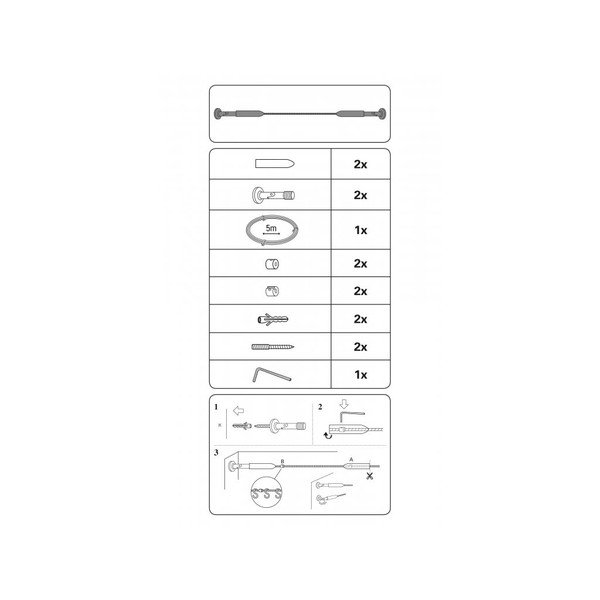 Pingutusköie komplekt Race – Gardinia-image-2