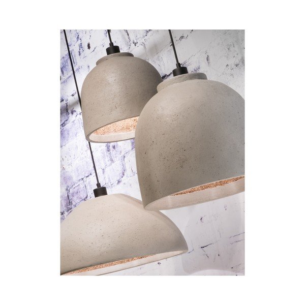Závěsné světlo z papírové a dřevěné drti Good&Mojo Borobudur, ⌀ 40 cm-image-2