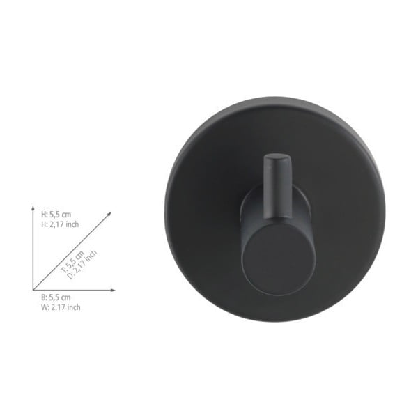 Matt must roostevabast terasest isekinnituv konks Bosio - Wenko-image-1