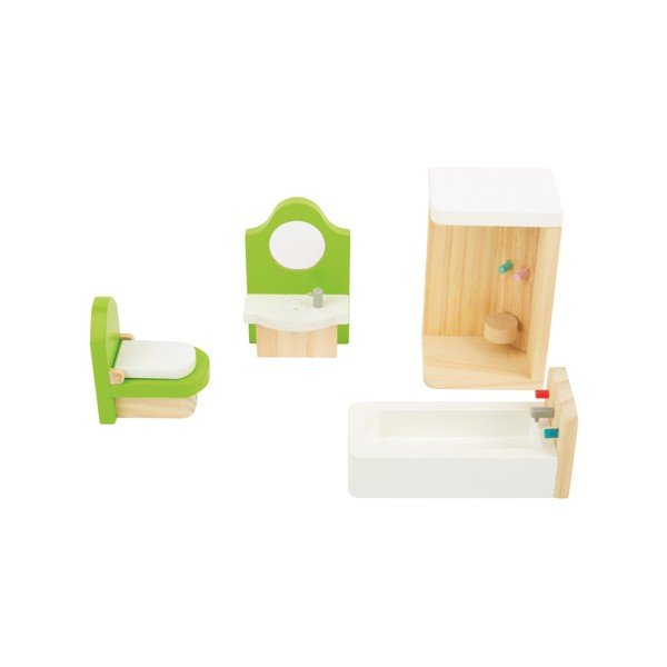 Set dřevěného nábytku pro panenky Legler Bathroom-image-1