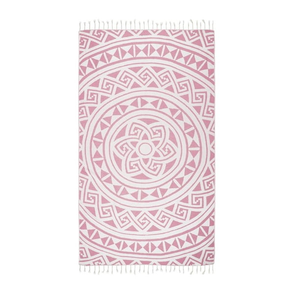 Růžová hammam osuška Kate Louise Mirabelle, 165 x 100 cm-image-2