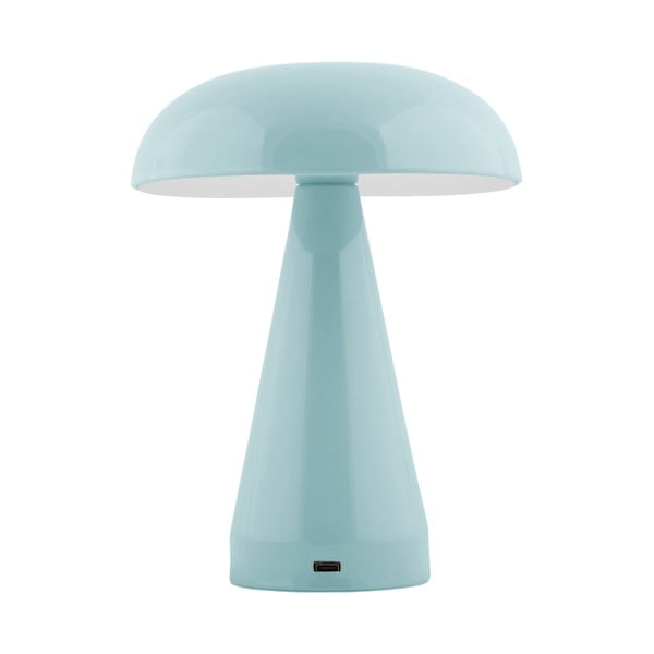 Helesinine dimmerdatav LED lauavalgusti metallist varjuga (kõrgus 20,5 cm) Rachel - Leitmotiv-image-1