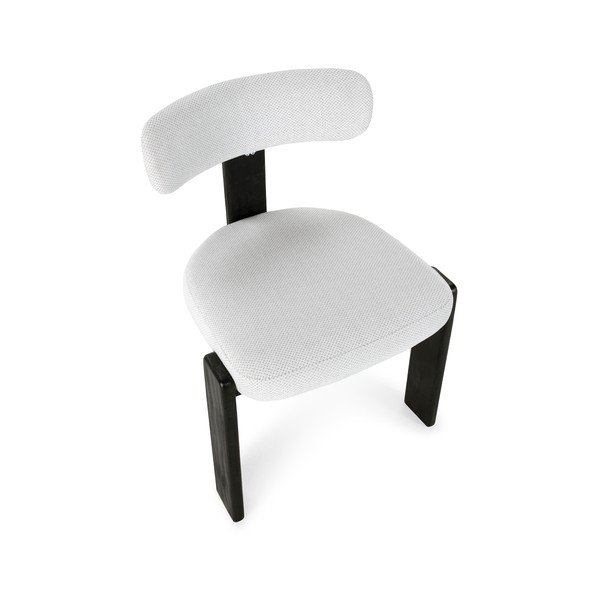 Mustad-helehallid polsterdatud söögitoolid, 2 tk komplektis Nadia - MOME-image-4