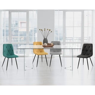 Klaasist söögilaud 90x180 cm Kaya - Tomasucci