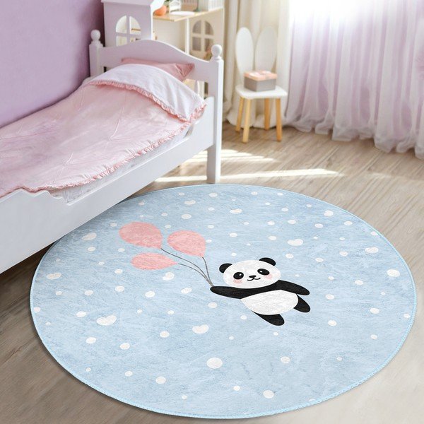 Helesinine laste vaip ø 80 cm Comfort - Mila Home-image-1