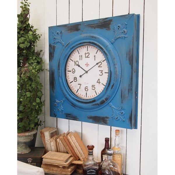 Nástěnné hodiny Blue, 72 cm