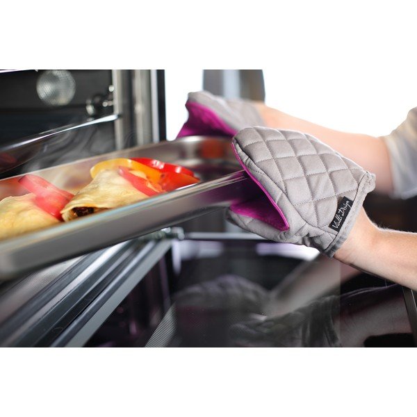 Lilla-hall puuvillane silikooniga pottpannal - Vialli Design-image-1