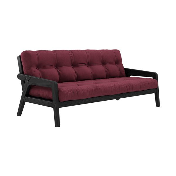 Červená rozkládací pohovka 204 cm Grab - Karup Design-image-3